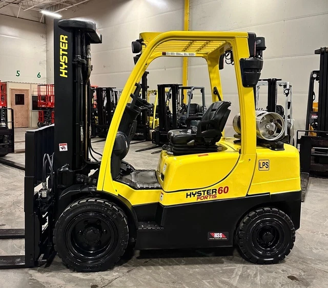 2011 Hyster H60Ft 6000 Lb 89/187" 3 Stage Mast Ss/Fp Lpg Forklift Reconditioned