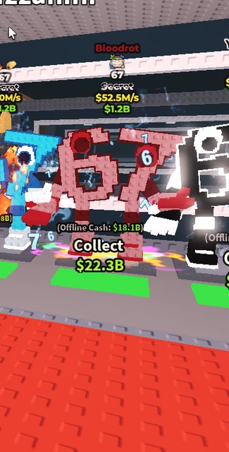 67 Robox BLOODROT 52.5M/S 67 Roblox Steal A Brainrot £14.22 - PicClick UK