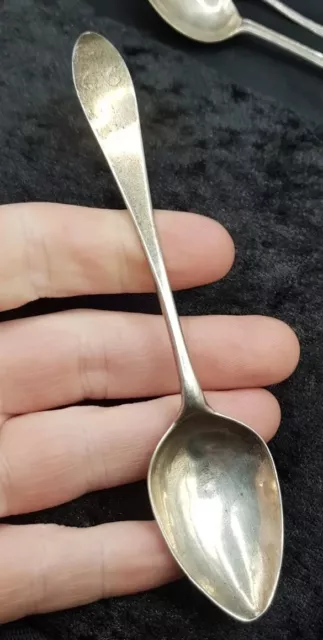 Old Antique Georgian English Sterling 925 Silver 5" Spoon. Quality And Age.