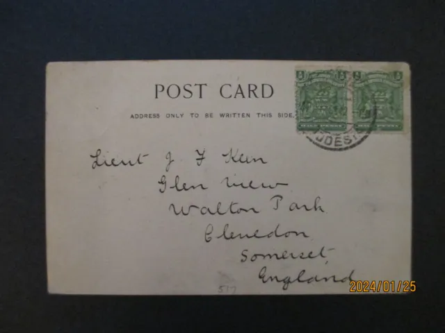 Rhodesia/ British South Africa Co. 1/2d Post Card ~ Used Postal History