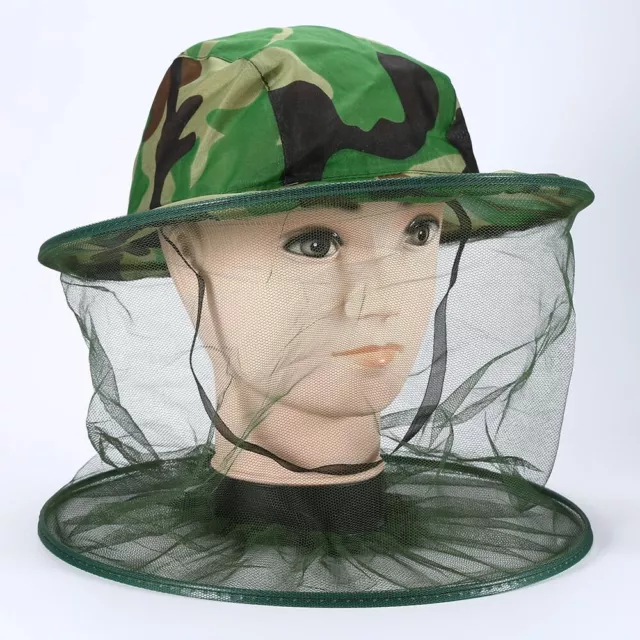 Midge Mosquito Insect ONE Hat Bug Mesh Head Net Face Protector Travel Camping UK