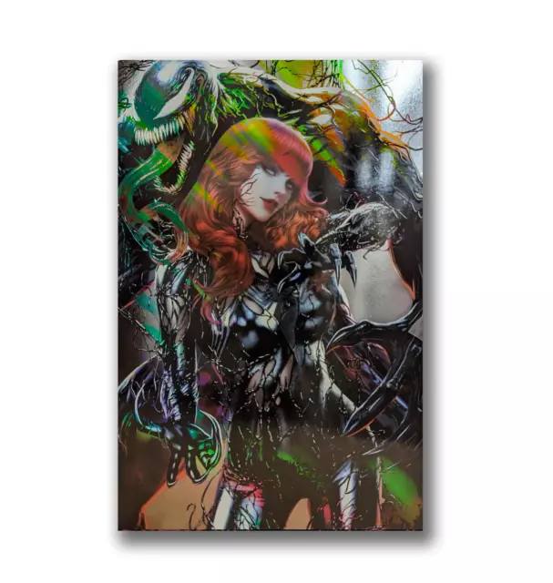 Amazing Spiderman 28 Ariel Diaz Foil Virgin Exclusive Venom Mary Jane Asm