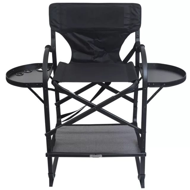 Deluxe Folding Counter Height Heavy Duty Aluminum Frame Director Chair