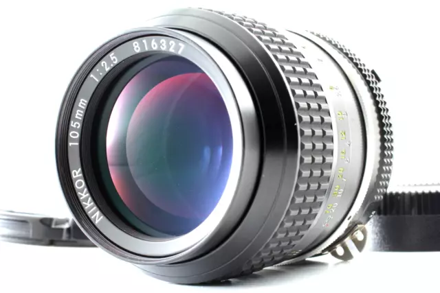 Tested [Near MINT] NIKON Ai NIKKOR 105mm F2.5 MF Prime Lens From JAPAN