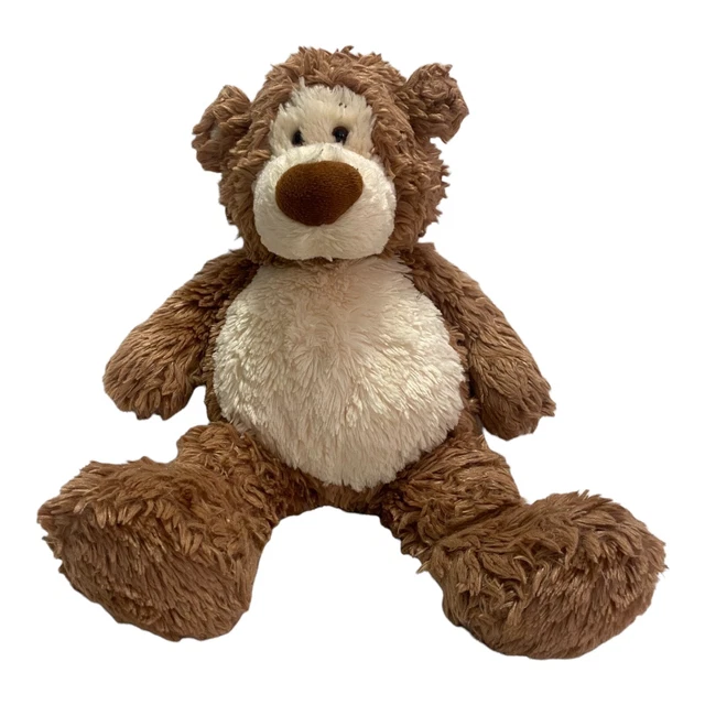 GUND ALFIE TEDDY Bear Plush 19" Tall Brown & Cream Stuffed Animal Toy