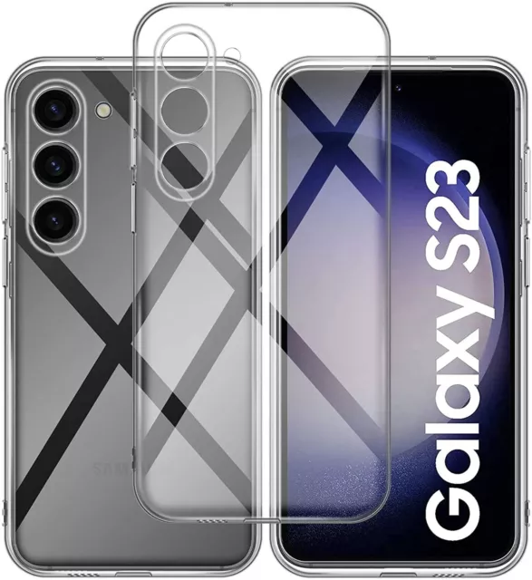 Hülle für Samsung Galaxy S23 TPU Silikon Schutzhülle weiche Dünn Case Cover