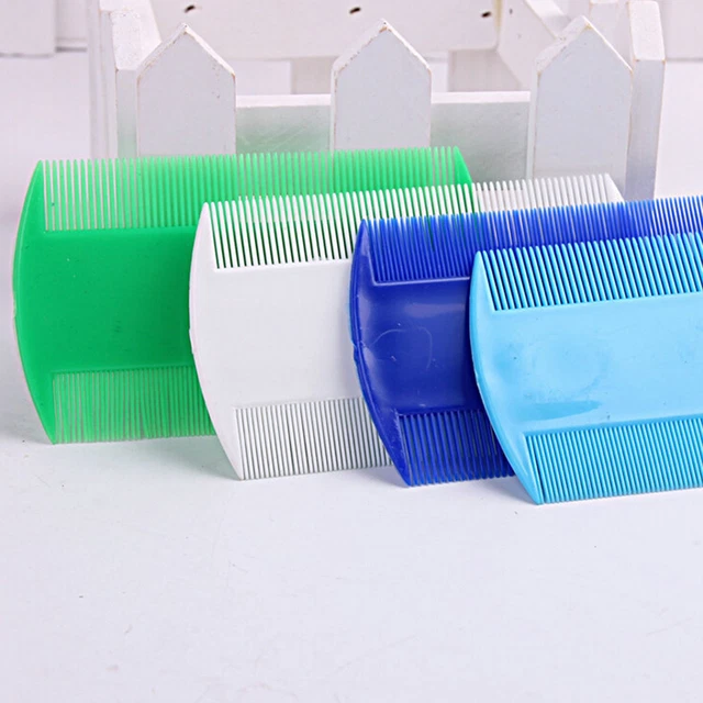 3x Pet Plastic Head Lice Removal  Comb Durable Double Side Nit Comb Usefu.ac
