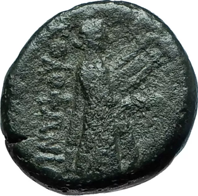 KOLOPHON in IONIA 50BC Poet Homer of ODYSSEY Apollo Ancient Greek Coin i66151 2