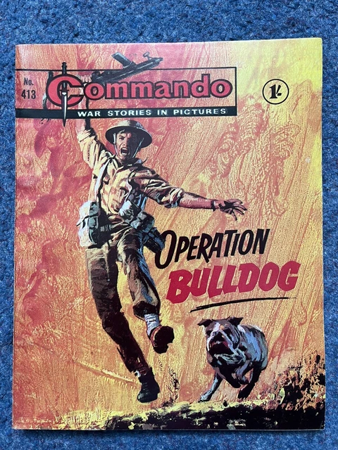 Commando Kriegsgeschichten in Bildern Comics Nr. 413 Operation Bulldogge