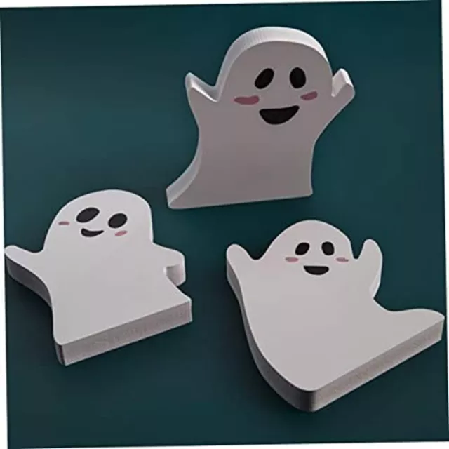 Ghost Wooden Board Ornaments Desktop Decor Dining Room-Decor for Tabletop1667