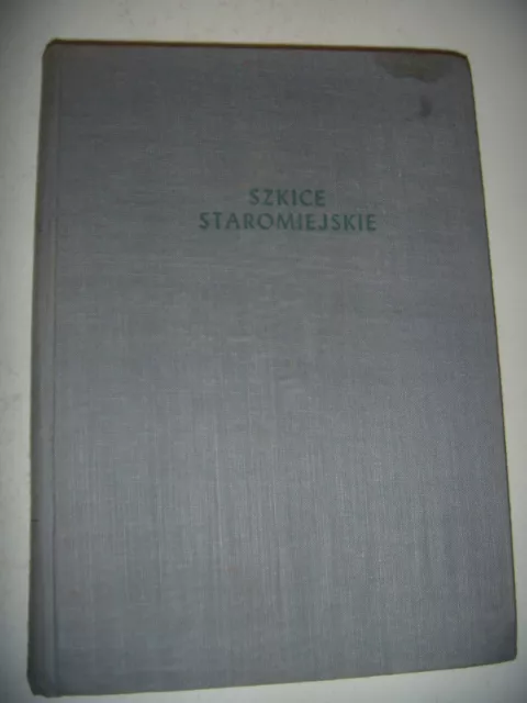 Pologne: Varsovie: Croquis de la vieille ville, 1955, BE