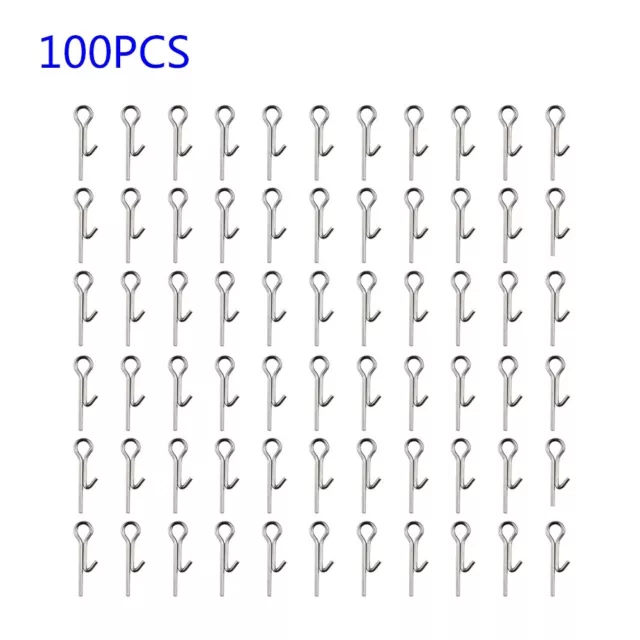 100 Stück Hakenstift Stachel Angeln Köder Lock Nadel Praktisch Nützlich