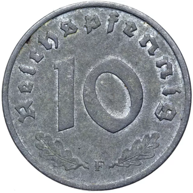 Deutsches Reich - Alliierte Besatzung - J. 375 - Münze - 10 Reichspfennig 1948 F