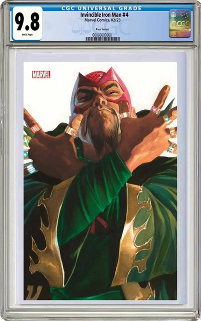 Invincible Iron Man 4 Mandarin Alex Ross Timeless Virgin Variant CGC 9.8 3/29