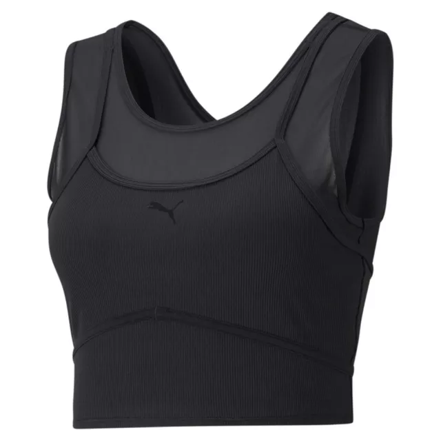 Puma Donna Studio Layered Ritaglia Top/Sport-Oberteil