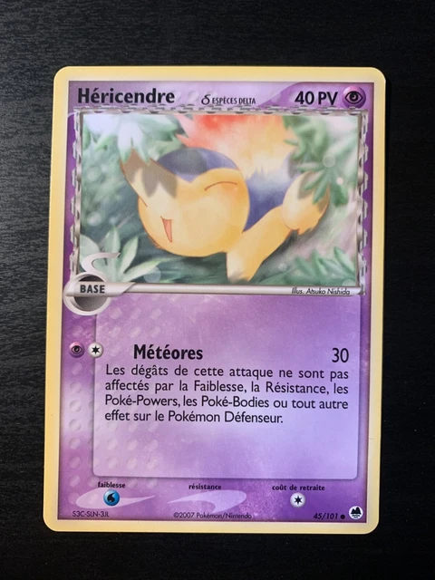 Carte Pokémon COMMUNE Héricendre 45/101 EX Ile des Dragons Bloc EX FR