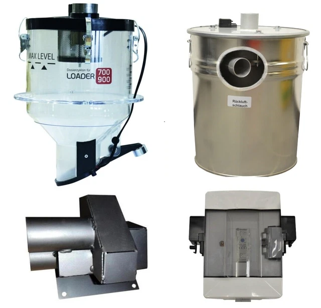 Système Complet D'aspiration à Pellets Pelltech, 15m Tuyau, Sonde, Turbine, Colliers
