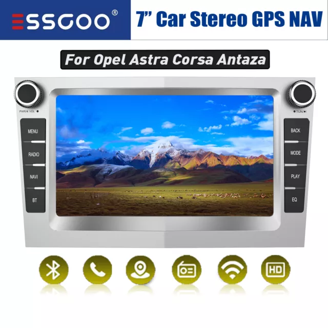 7" Car Stereo For Vauxhall Corsa D Astra H Zafira Android 13 GPS Bluetooth Radio