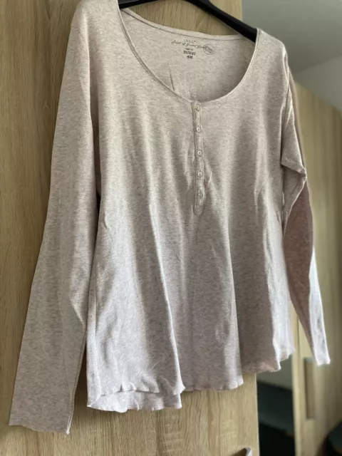 Rosa Langarm Shirt Für Damen von H & M in Gr XL