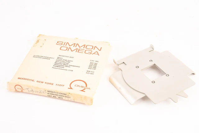 Película Omega 423-105 Instamatic 126 sin vidrio cambio rápido portador negativo V10