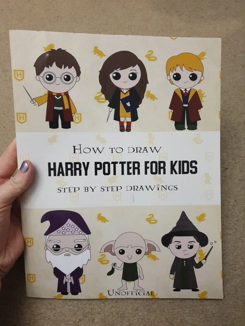 HOW TO DRAW Harry Potter For Kids Step By Step Book £3.00 - PicClick UK