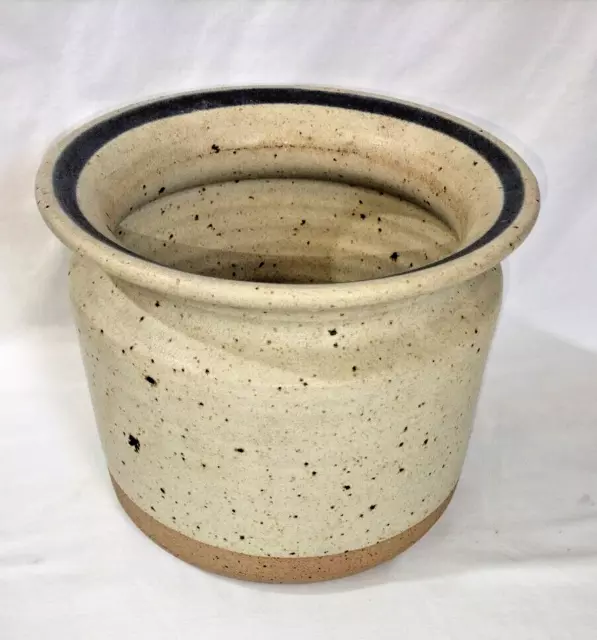 Tue Poulsen Scarce Danish Danmark Pottery Stoneware Signed Lge Planter Bowl Vase