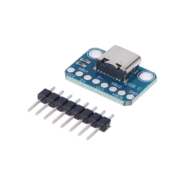 1pcs USB 3.1 Typ-C-Stecker 16 Pins Typ-C-Adapter für weibliche Socket-Steckdo-DB