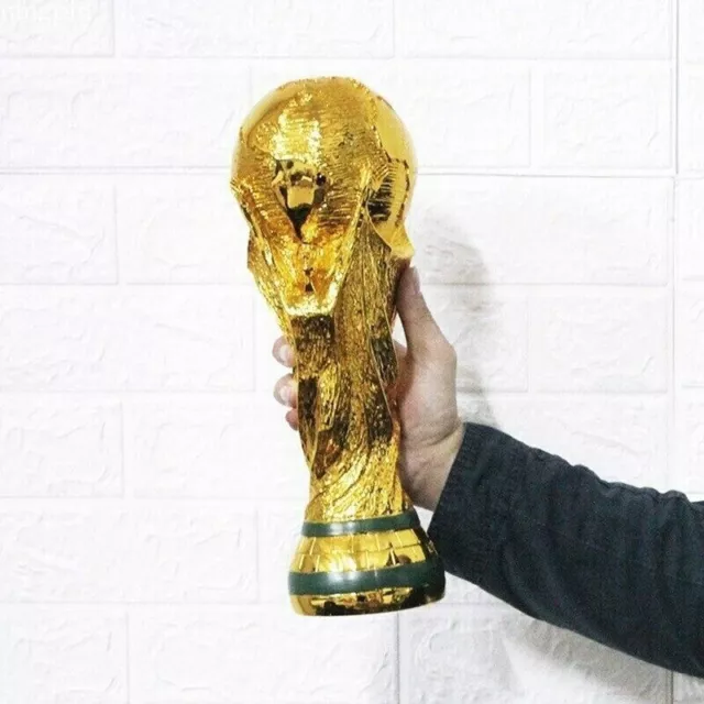 2022 QATAR WORLD Cup Ballon D'or Replica Trophy Football Soccer Adwards