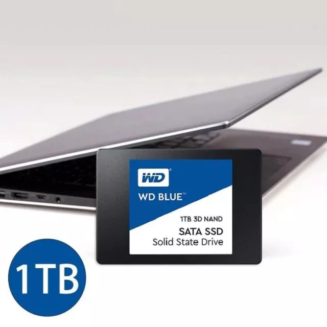 1TB WD Blue SA500 NAS SSD 2.5" SATA III Internal Solid State Drive For Laptop PC 3