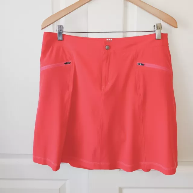 TITLE NINE WOMEN'S Flounce Back Hot Pink/Coral Skort Small NWT $42.99 -  PicClick