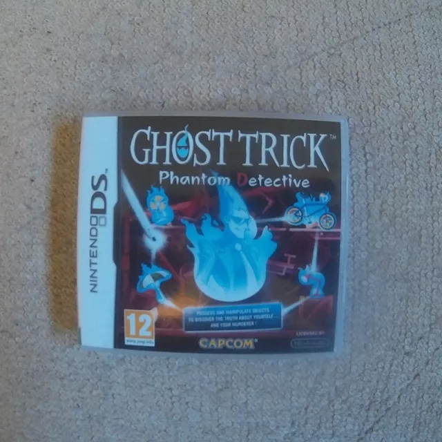Ghost Trick Phantom Detective DS PAL With Manual & Unscratched Club Card