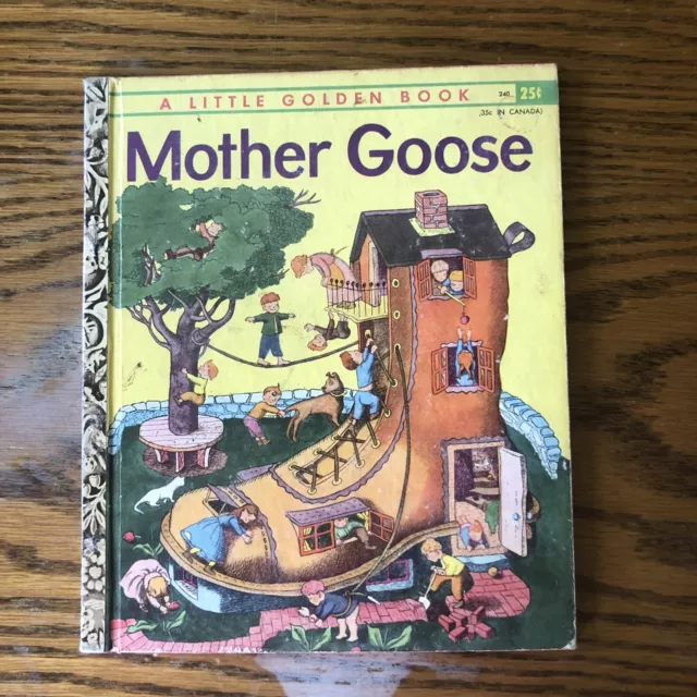Vintage - A Little Golden Book MOTHER GOOSE from 1942