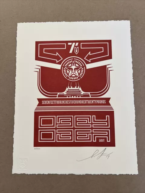 Shepard Fairey - Obey Chinese Banner #1 - 2014 - Letterpress - Official - OBEY