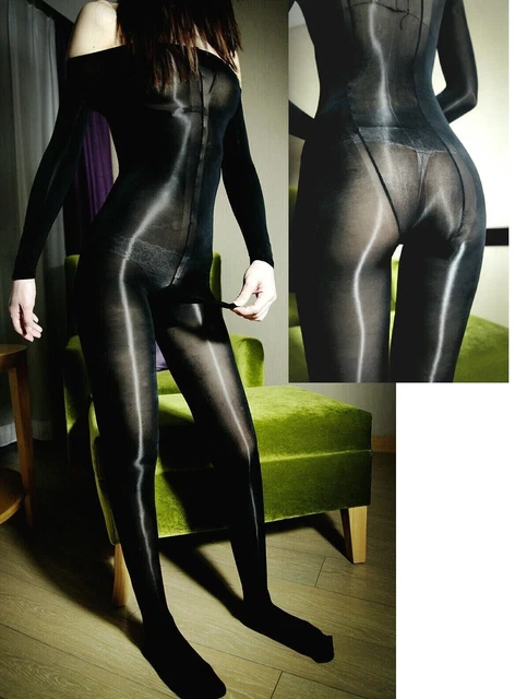 PENISHÜLLE HERREN OVERALL glänzed GANZANZUG Bodystocking mit Hood & Gloves  toes EUR 34,96