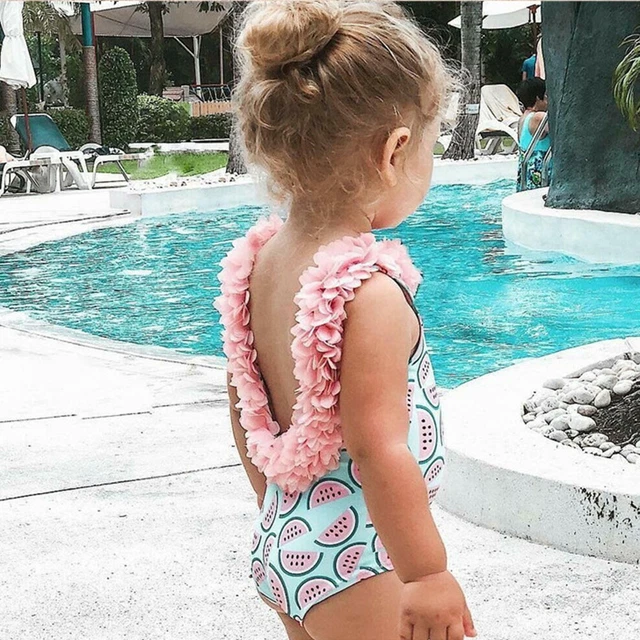 Costume da bagno per bambina Costume da bagno per neonato Età 2-4 Bikini Beach