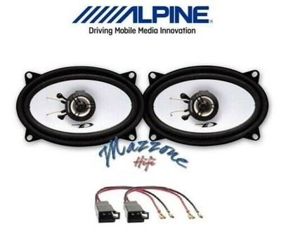 Alpine ALPINE SXE-4625S 150W Max Set 2 Haut-Parleurs Label Boutique Voiture Ovales 4X6 