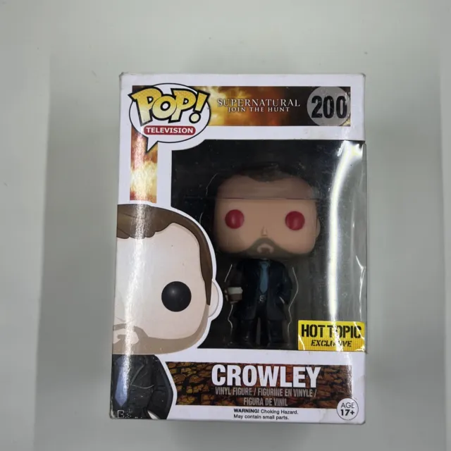 Funko Pop! Supernatural Crowley Demon Red Eyes #200 Hot Topic Excl Figure (24)