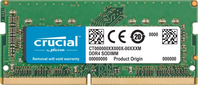 Crucial 8GB DDR4 2666MHz PC4-21300 1.2V 260Pin SODIMM Laptop RAM Memory  SDRAM BT
