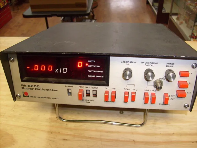 Laser Precision Corp Rk-5200 Power Ratiometer  - Electronics meter