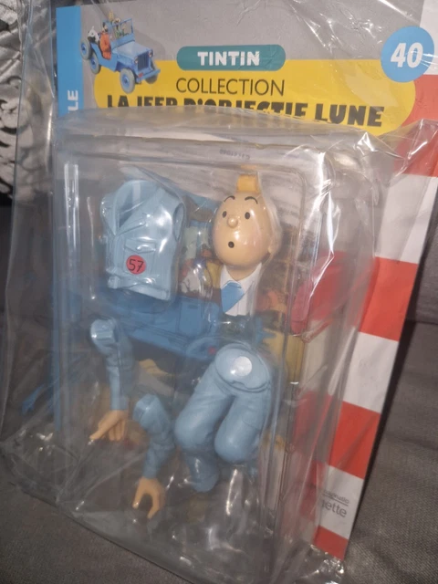 Figurines Tintin – Jeep Bleue N°40 à Construire – Lot Avec Fascicules – Échelle 1/8