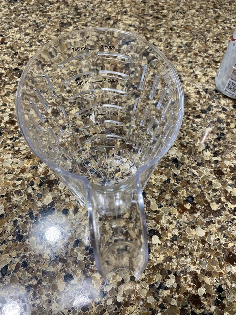 Pampered Chef Easy-Read Colander 3 Cup Measuring Drainer Strainer #2324