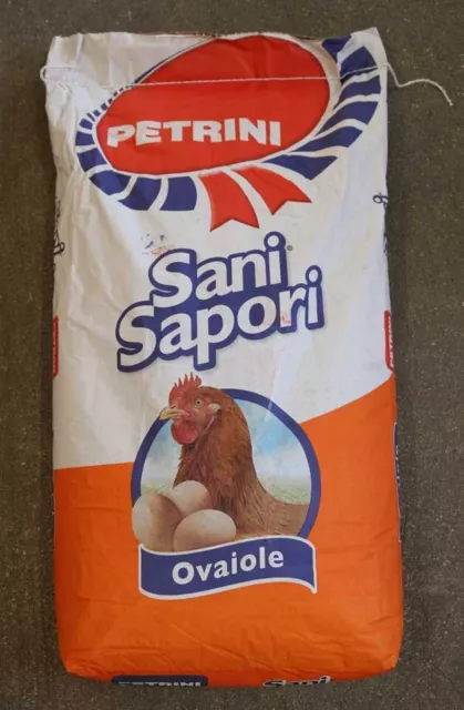 Petrini 25 KG Mangime Per Galline Ovaiole Sbriciolato PER FARE PIU UOVA OVAIOLA