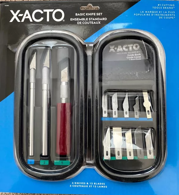  X-ACTO Compression Basic Knife Set, 3 Knives, 13