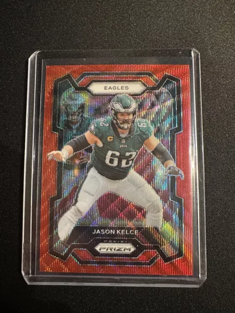 jason kelce prizm 2023 /149 red last dance