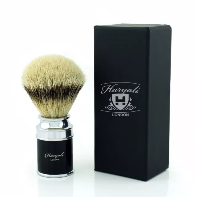 Classic Mens Grooming Silvertip Badger Hair Wet Shaving Brush By Haryali London