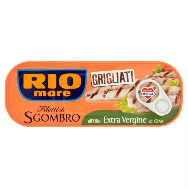 FILETTI DI SGOMBRO GRIGLIATI RIO MARE IN OLIO EXTRAVERGINE DI OLIVA OMEGA3 120g