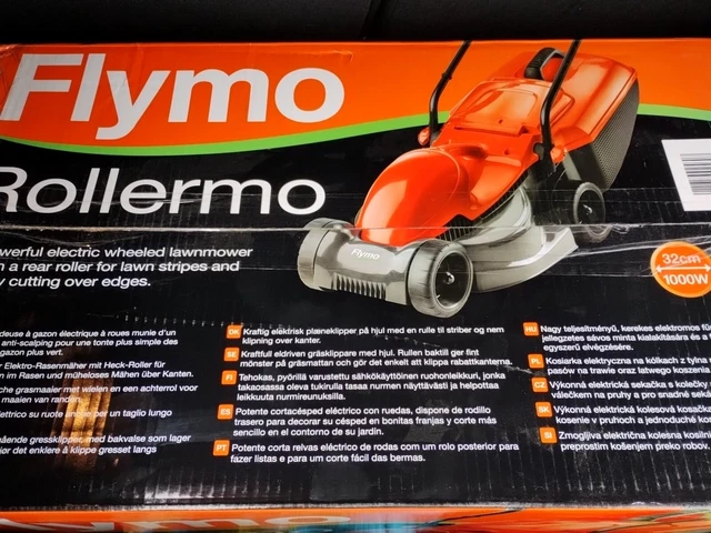 Flymo rollermo 1000w deals