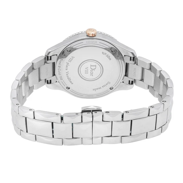 Christian Dior VIII Montaigne Steel Diamond MOP Dial Ladies CD1521I0M001 5
