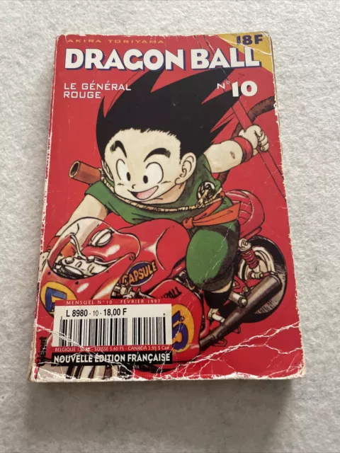 Manga Dragon Ball Tome 10 Edition Glénat (kiosque rouge) - Akira Toriyama - FR