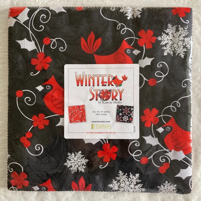 New Winter Story Layer Cake 42 - 10" Squares by Kanvas Studio Christmas